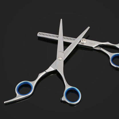 Set of Professional Hairdressing Scissors Hair Scissors with a Case (Set of 6)