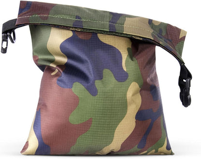 Nkmujil Waterproof Dry Bag, Camouflage Pattern, Gear Storage Pouch, Quick Access for Outdoor Activities, Ideal for Kayaking Backpacking Clothes Water-Resistant Travel Container