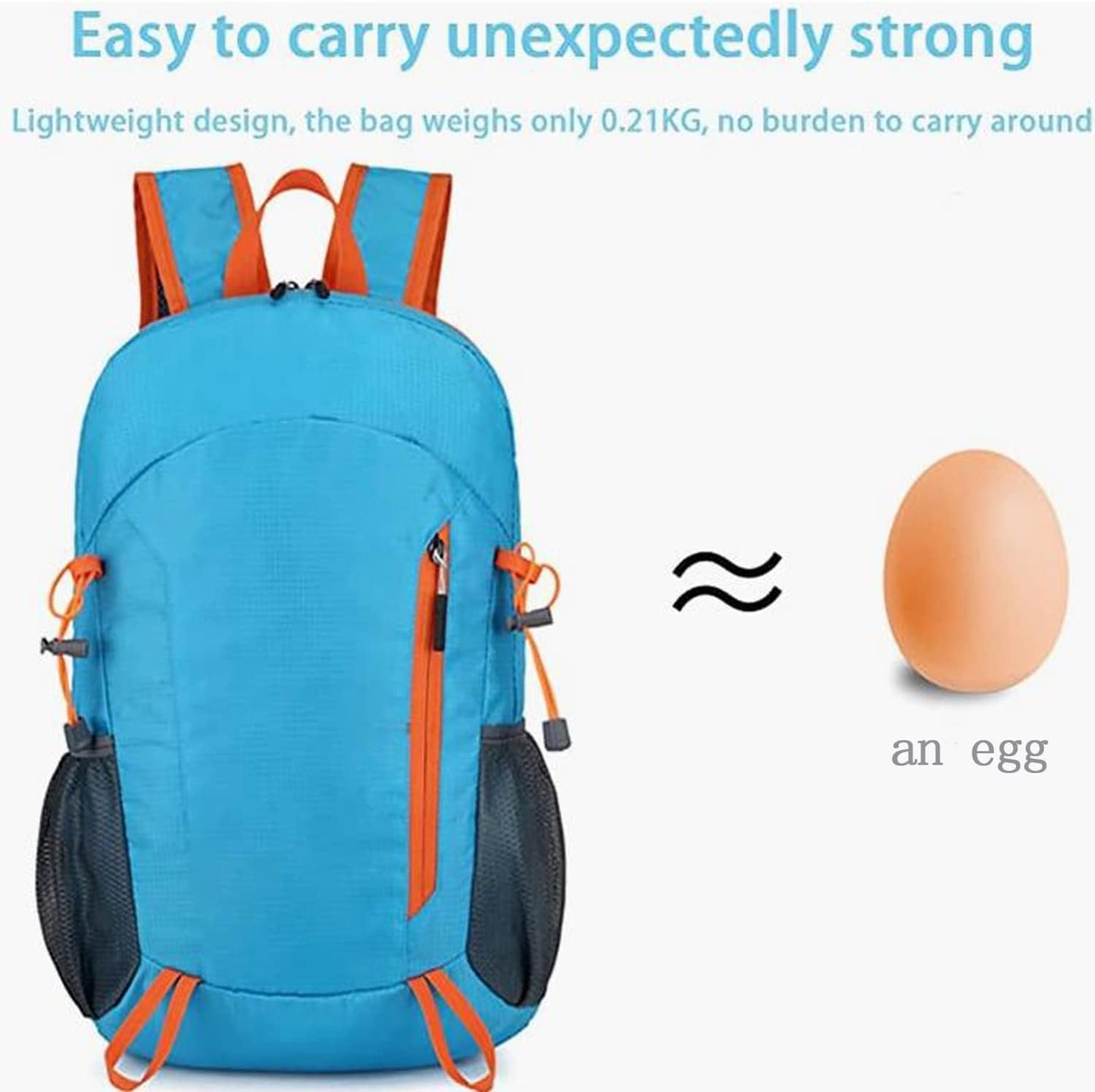 Ultra Lightweight Hiking Backpack,Water Resistant Small Travel Backpack, for Travel Hiking Outdoor Camping and Cycling,Foldable Outdoor Bagï¼ˆblackï¼‰