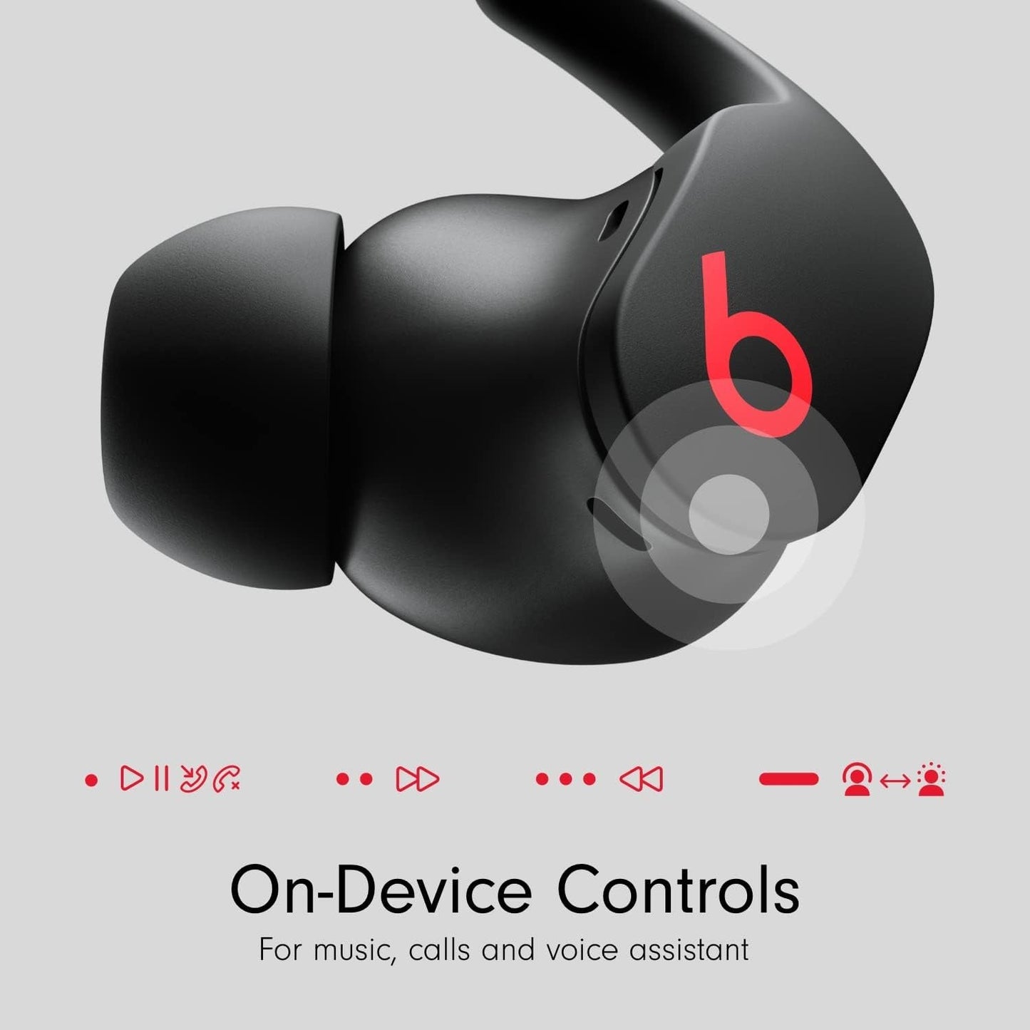 Beats Fit Pro – Wireless Bluetooth Noise Cancelling Earbuds, IPX4 Rated Sweat Resistant Earphones, Compatible with Apple & Android, Built-in Microphone, Up to 24H of Listening Time - Beats Black