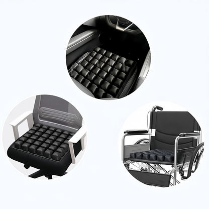 Wzenclave 3D Air Cell Travel Cushion - Inflatable Seat Cushion for Airplane, Car, Office Chair, and Wheelchair