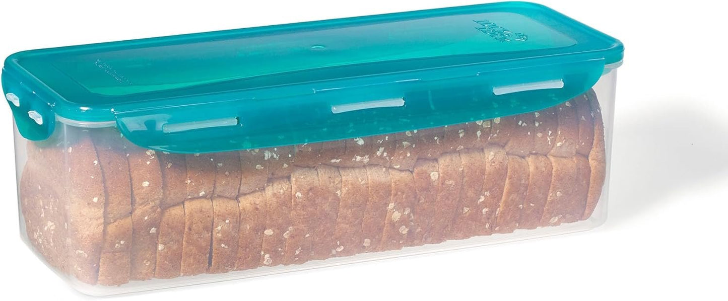 Starfrit LocknLock Plastic Bread Container - Removable Divider - 169oz/5L - Airtight - 4-Sided Locking Lid