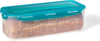 Starfrit LocknLock Plastic Bread Container - Removable Divider - 169oz/5L - Airtight - 4-Sided Locking Lid