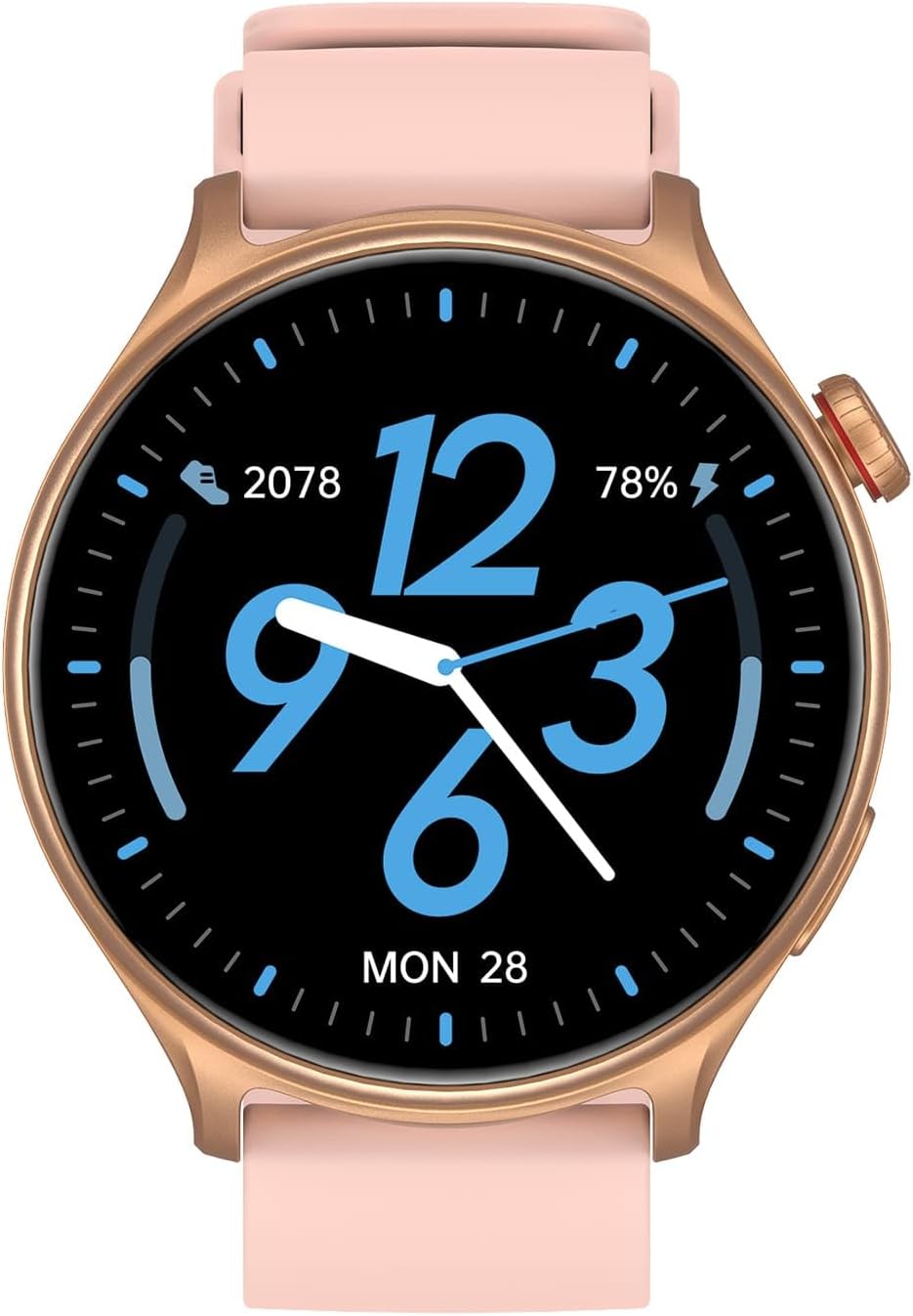 GTR2 Smart Watch in Black, Navy Blue, Glacier White, Blossom Pink - Your Health & Fitness Companion Gold and Pink (Pink)