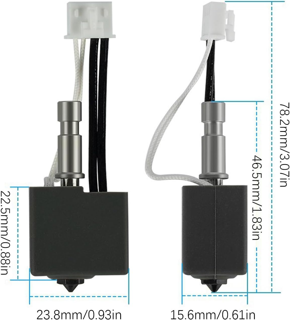 Hot End Replacement - High Speed Hot End Assembly | High-Performance Heat-Resistant Upgrade Accessories Supplies for ABS TPU Printing