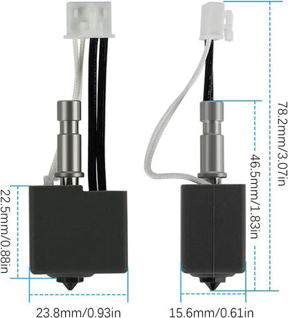 Hot End Replacement - High Speed Hot End Assembly | High-Performance Heat-Resistant Upgrade Accessories Supplies for ABS TPU Printing