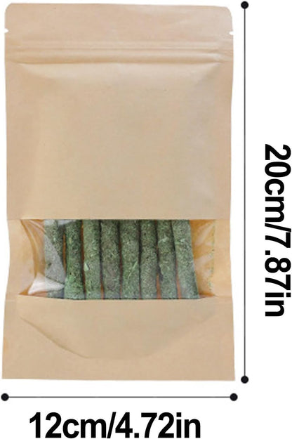 Cat Grass Chew Stick - Catnip Chew Stick, Organic Cat Tooth Cleaning Toy, Natural Cat Oral Care | Remover, Breath Freshener, Stress Reducing Chews for Hairball Removal