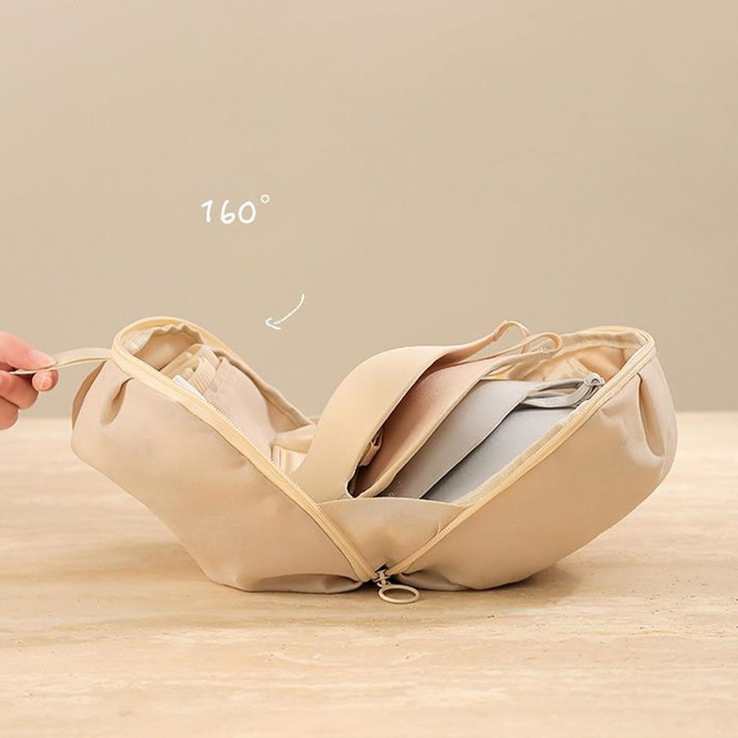 Underwear Organizer Travel Bag, Portable Undergarments Storage Case, Large-Capacity Packing Bag for Socks, Lingerie, Home Organization, Travel Bags 23 x 14 x 18 cm