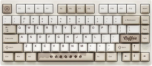 BOYI D75 Quick Release Wireless Aluminum Gaming Keyboard,Tri-Mode Custom Hot Swappable RGB 75% Mechanical Keyboard for Windows/Mac/PC (Beige)