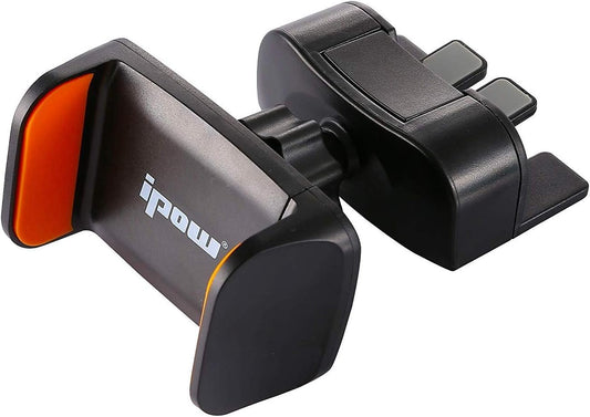 ipow Universal Adjustable Car Smartphone Holder CD Slot Mobile Phone Holder, 360° Rotation, Compatible with All Smartphone Phones iPhone Xs 8 Xiaomi Redmi LG Huawei P9 P10