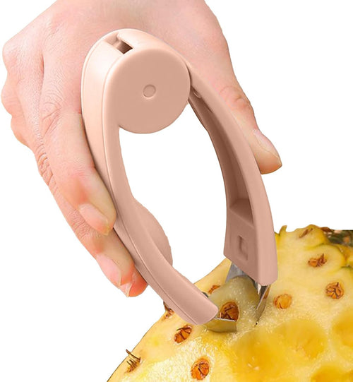 Pineapple Eye Remover Tool | Stainless Steel Cutter Pineapple Eye Peeler | Portable Food Prep Gadget with Ergonomic Handle, Cooking Utensils for Home, Picnic, Camping