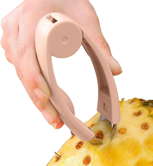 Pineapple Eye Remover Tool | Stainless Steel Cutter Pineapple Eye Peeler | Portable Food Prep Gadget with Ergonomic Handle, Cooking Utensils for Home, Picnic, Camping