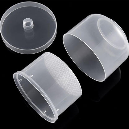 Nail Tool Sterilizer Box, portatile a lungo termine per la pulizia del contenitore, Clippers Files and Scissors, 3,5 x 2,64 Inches for Use in Travel Salon Pedicure Home Personal Nail Care Routines