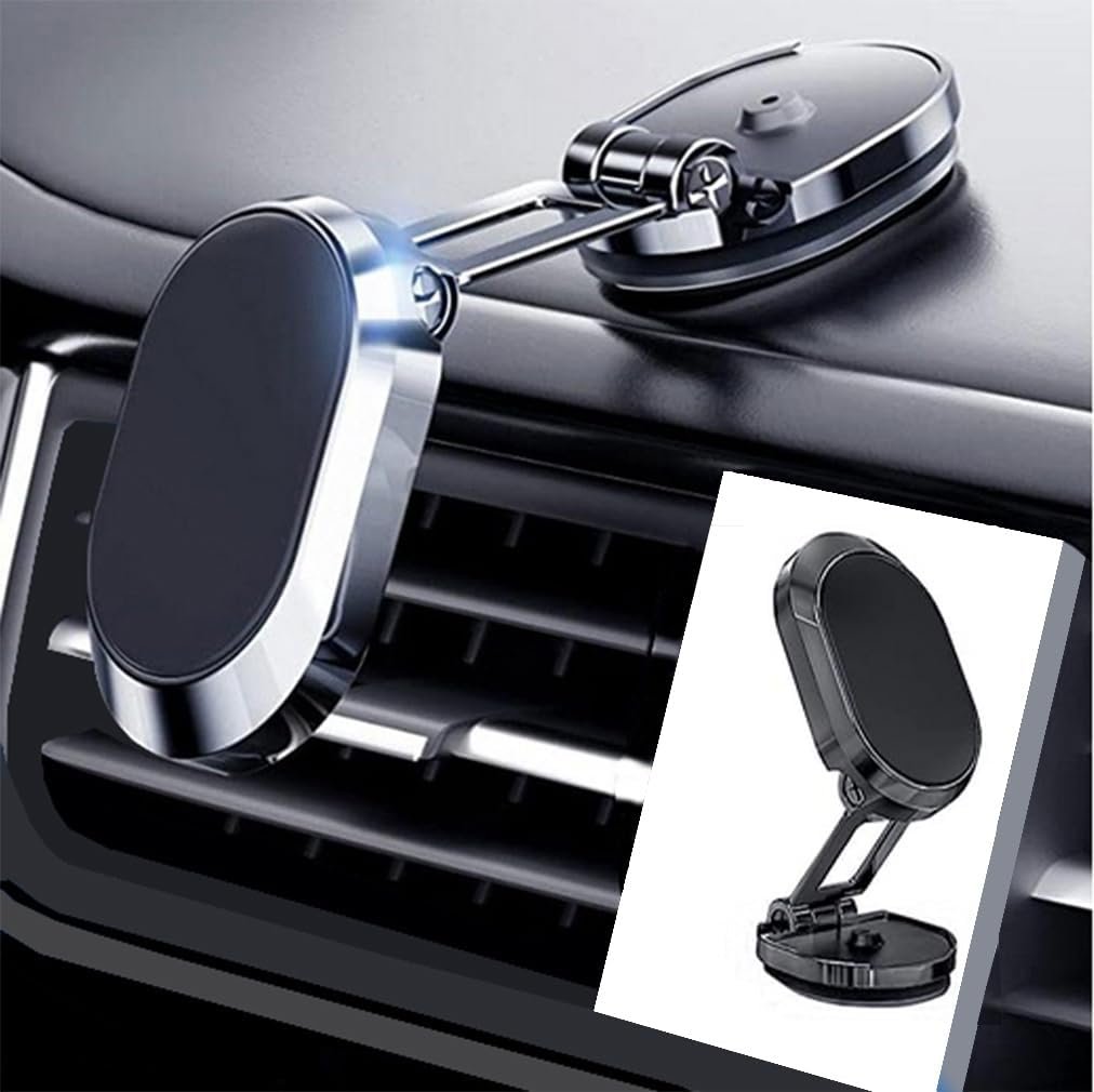JXBCGAL Car Phone Holder, 360° Rotation Magnetic Car Phone Holder, Universal Magnetic Car Mount for Smartphones with Dashboard