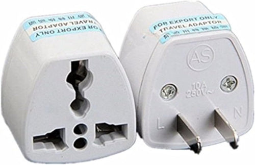 ANRANK 2 Pack UAE25010AK High Performance Universal UK/EU/AU to US Adapter Travel Power Plug Adapter Converters
