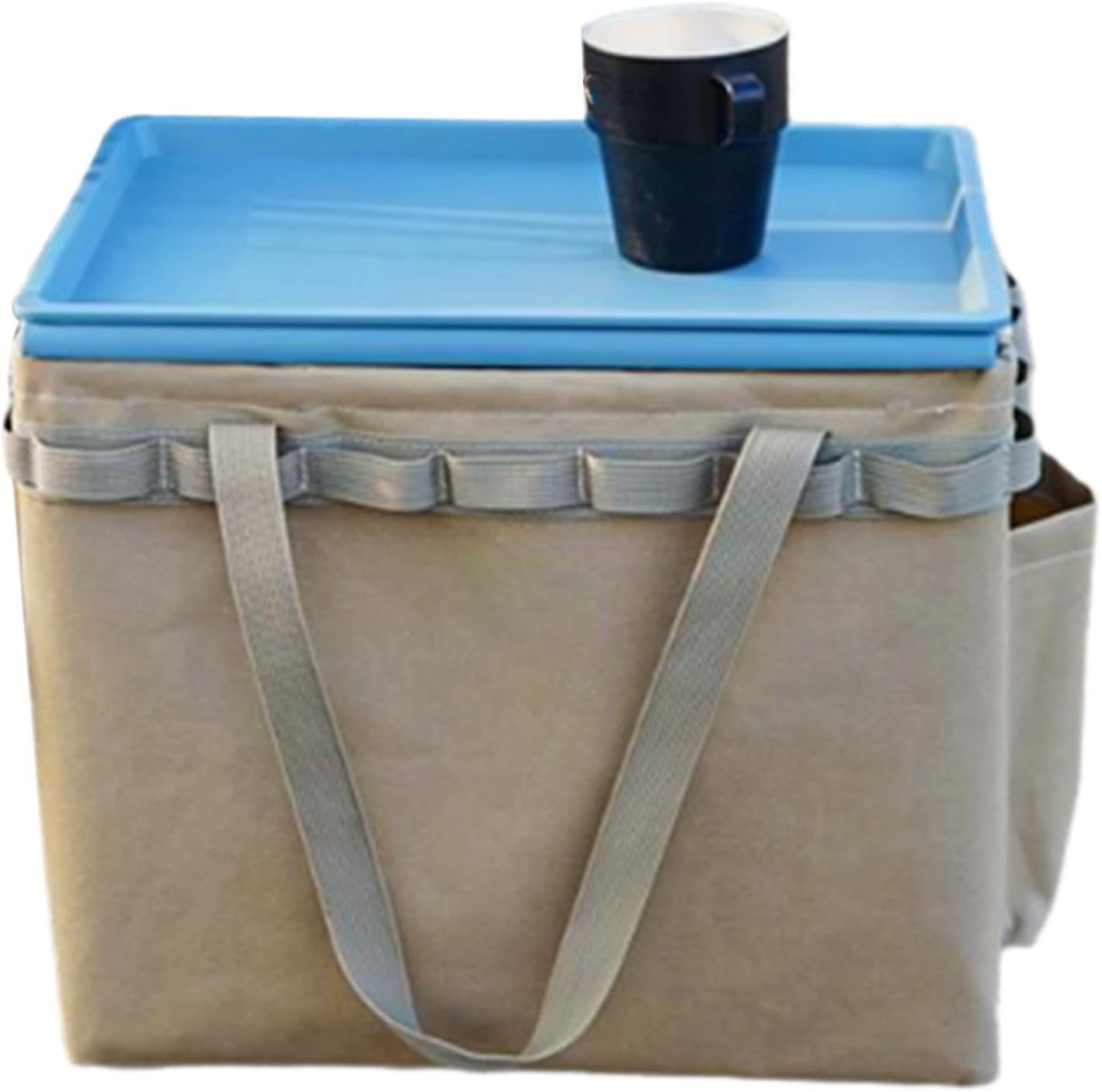 Camping Duffle Bag, Travel Gear Organizer, Impermeabile Tote Bag with Massive Storage Capacity and Foldable Design for Closet, Camping, Oro Outdoor Adventures, 1 pezzo, cachi, Se référer au descriptif