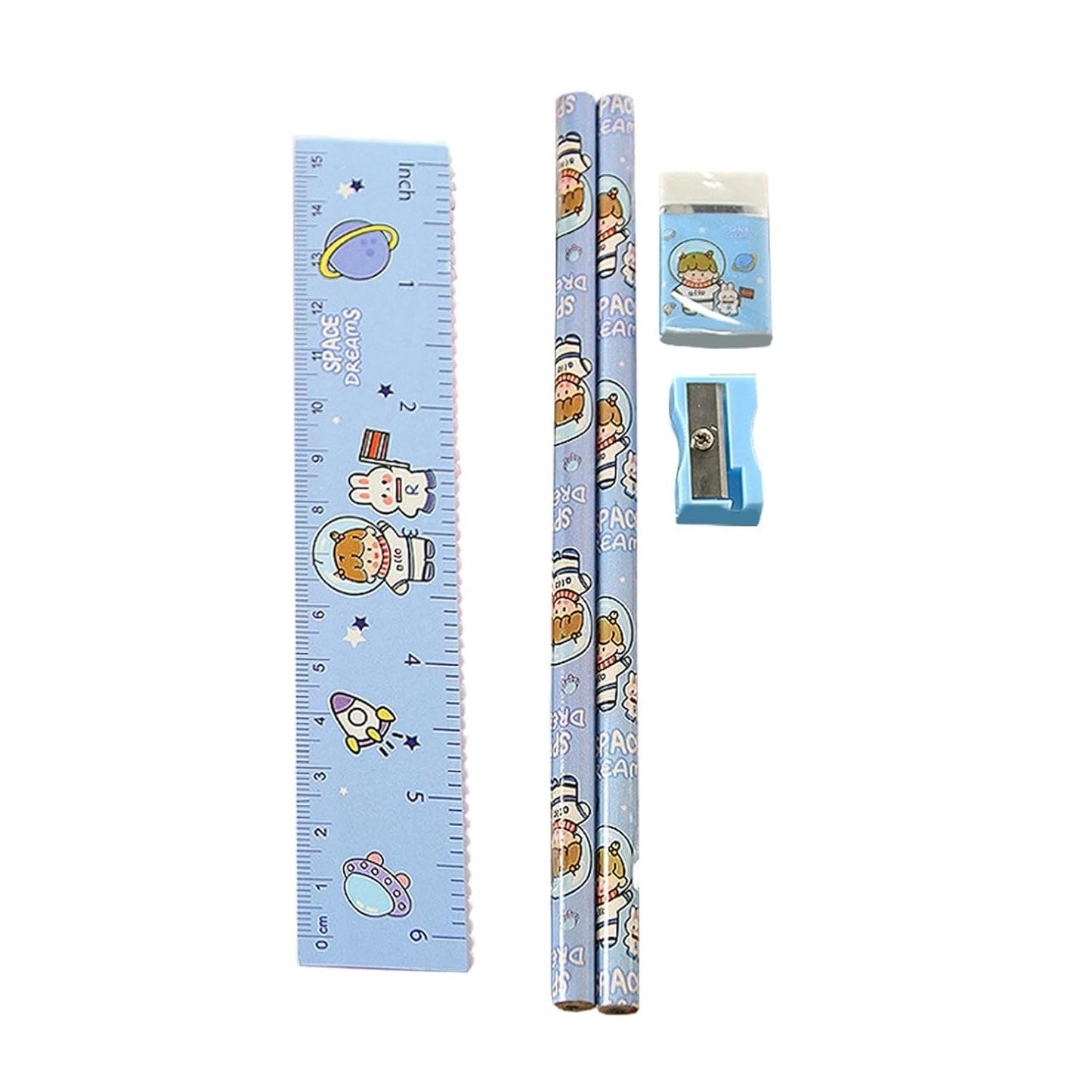 Lesunbak Stationery Writing Set, Cute Stationery Kit for Student | Classroom Reward Set for Kids Boys Girls, Painting Creation, Drawing