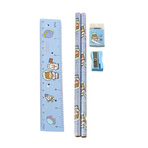 Lesunbak Stationery Writing Set, Cute Stationery Kit for Student | Classroom Reward Set for Kids Boys Girls, Painting Creation, Drawing