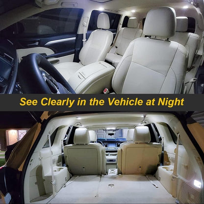 LED Interior Light Kit Replacement for Mitsubishi Outlander 2022 2023 2024, Super Bright 6000K White