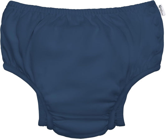 IPLAY i Play. Baby Toddler Boys' Snap Reusable Absorbent Swimsuit Diaper Navy 3T