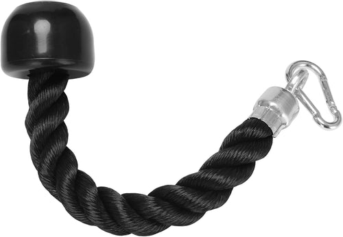 Oidnvay Heavy Duty Tricep Pull Down Single Rope with Snap Hook, Fitness Attachment Cable Machine Pulldown Rope Gym