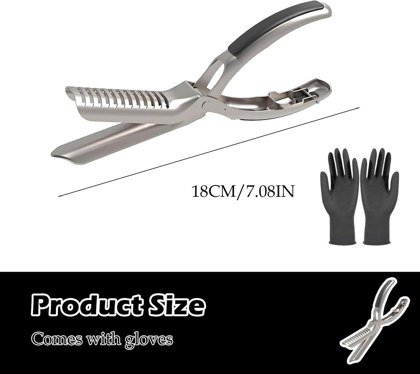 Rib Prep Tool, Rib Membrane Removal Tool, Makes Removing The Membrane So Easy, with Arc Clamp & Non-Slip Grip, Dishwasher Safe Barbecue Accessories (1 Set)