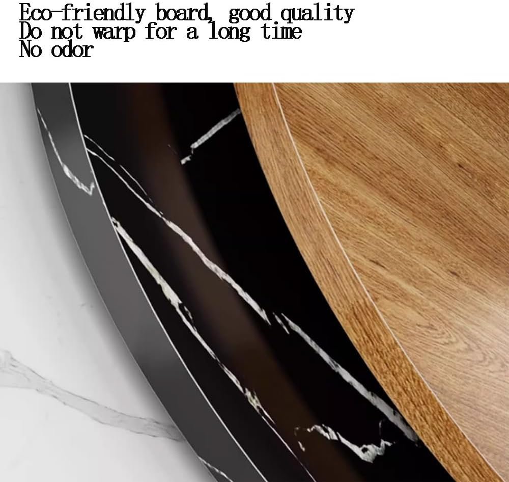 BTBZGFGNYU Round Wooden Dining Table Top/Countertop 12" 16" 20" 24" 28" 30" 36" 40" Coffee Tabletop, Replacement Tabletop for Dining Table(Light Walnut,28"(70cm))