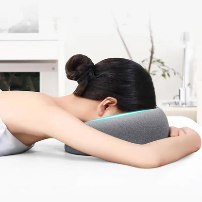 Prone Home Massage Headrest Face Down Pillow Massage Headrest Facial Cushion Super Soft Milk Silk Travel Neck Pillow for All-Season Comfort