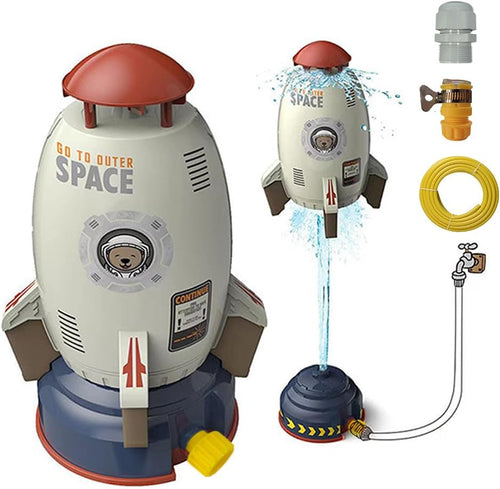 Splash Play Toys, Rocket Launch Sprinkler Toy, Rocket Sprinkler Toy for Children, Outdoor Sprinkler Toy, Sprayer Toy, Splash Play Toys