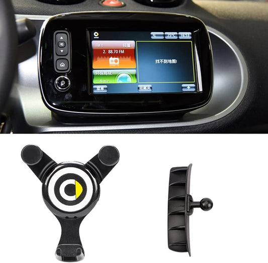 NICKAL Car Mobile Phone Holder, for Smart 453 451 Fortwo Forfour Extendable Stable, Robust 360° Rotation Arm 2023, 453 Navigation Screen