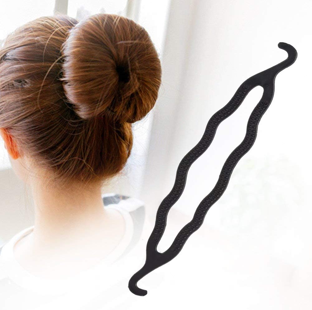 Hair Braiding Tool Set, 4 Fast Spiral Braids Hair Accessories for Hairstyles, Black DIY Styling Accessories for Women