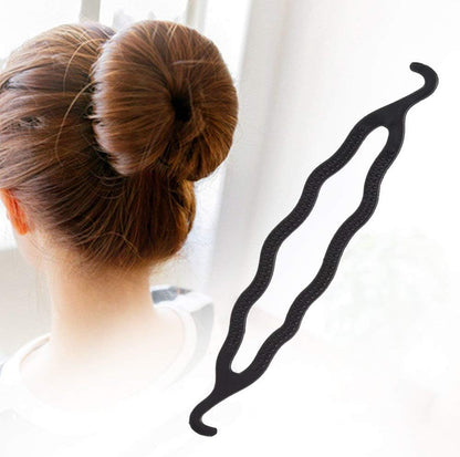 Hair Braiding Tool Set, 4 Fast Spiral Braids Hair Accessories for Hairstyles, Black DIY Styling Accessories for Women