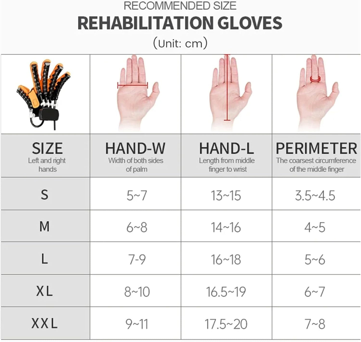 XGXHIN 3 Mode Robotic Hand Rehabilitation Gloves, Physical Therapy Equipment for Stroke Recovery and Finger Training