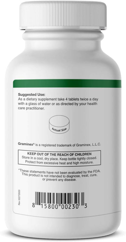 Wheatgrass Tablets - Natural Immunity, Anti-Aging Support, Boosts Energy, Wellness - Amino Acids, Vitamins, Minerals, Antioxidants Greens Superfood Supplement - 240 Non-GMO Tabs