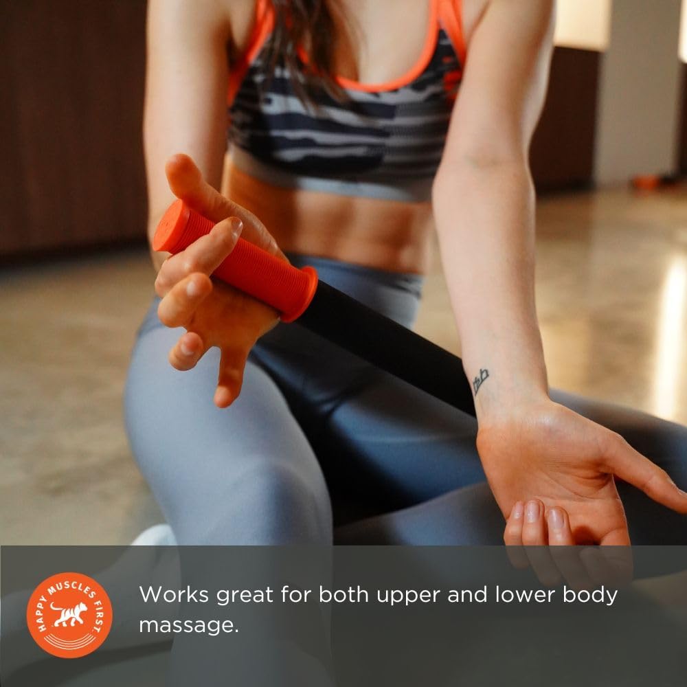 Tiger Tail The Original - Muscle Roller Massage Stick Portable Foam Roller - Helps Relieve Pain, Sore Muscles, Muscle Knots