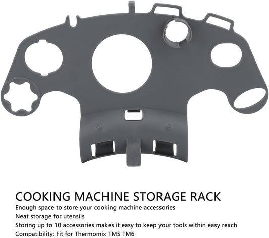Storage Box for Kitchen Machine, Up to 10 Accessories Storage for Kitchen Utensils, ABS Gadget Set for TM5 TM6