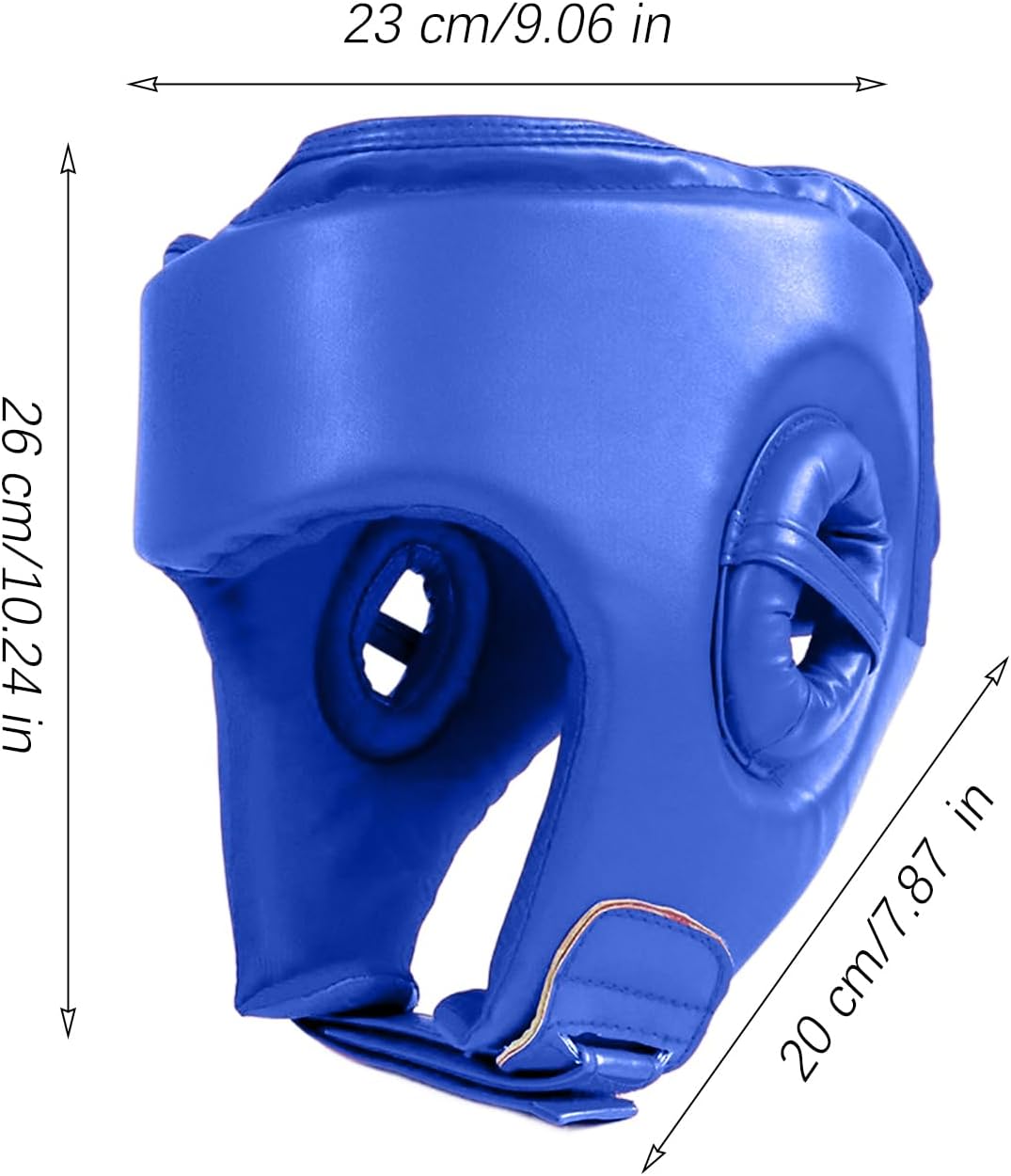 Sparring Headgear, Wrestling Training Headgear, 10.24x9.06x7.87 inches Ventilated Workout Equipment, Optimal Training Tool, Adjustable Boxing Gear for Martial Arts and Kickboxing
