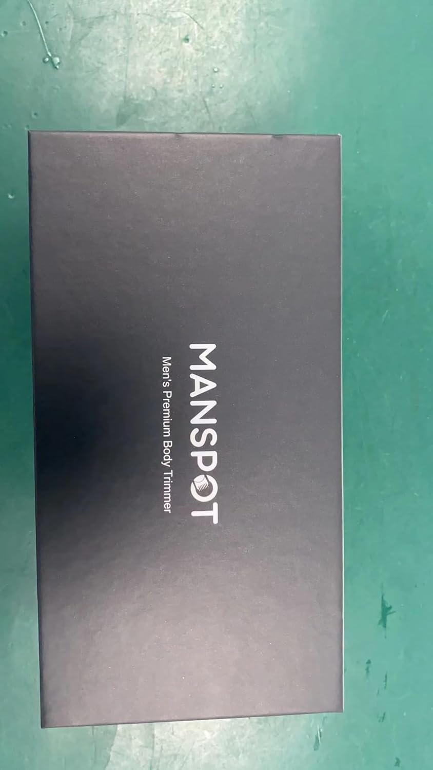 MANSPOT Manscape Groin Hair Trimmer for Men, Electric Ball Trimmer/Shaver, Replaceable Ceramic Blade Heads, Waterproof Wet/Dry Groin & Body Shaver Groomer,90 Minutes Shaving After Fully Charged