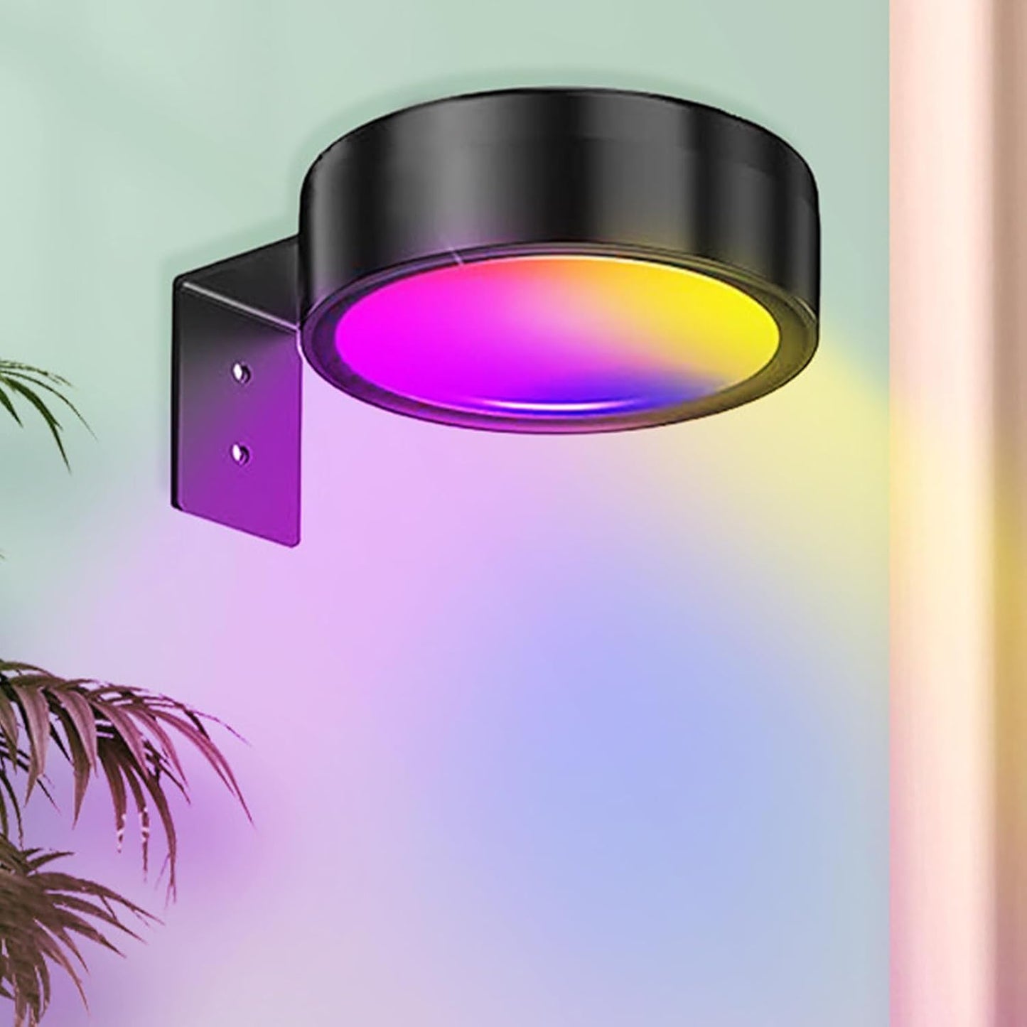 Qzdtue Wall Picture Lights, Smart Control Light, Cordless RGB Lighting, Adjustable Timer Feature, 3.39 x 1.18 inches, Perfect for Living Room, Bedroom, Dining Room Decoration