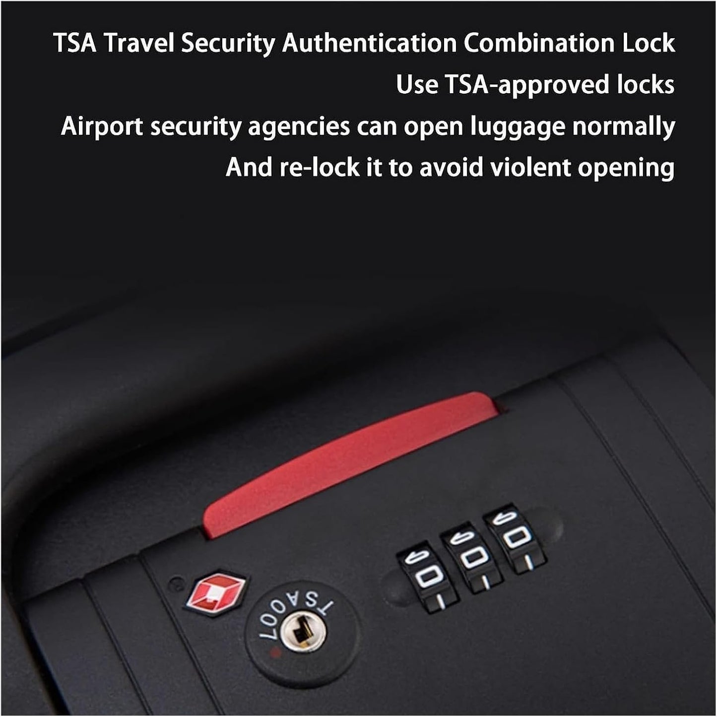 Suitcases Suitcases with Wheels Large Capacity Storage Luggage Security TSA Combination Lock Carry On Luggage Lightweight Suitcase Travel(Color:Jasper,Size:20 inc)