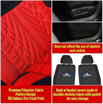 AYBEN Front Car Seat Covers, for Suzuki Jimny 2019-2023 2024 Seat Cover Set for Driver and Passenger, Interior Car Accessories, B Grey