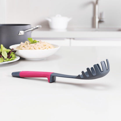 Joseph Joseph Elevate - Kitchen tools & gadgets Carousel 6-Piece Utensil Set with rotating stand, Ergonomic silicone handles, non stick head- Green