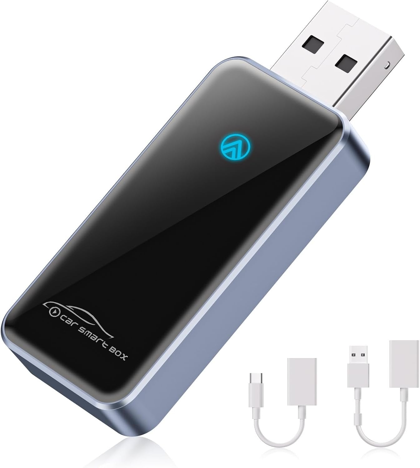 Android Auto Wireless Adapter for Factory Wired Car, Converts Wired to Wireless AndroidAuto, Plug & Play 2024 Wireless Control Dongle Fit for Cars from 2017 & for Android 11+