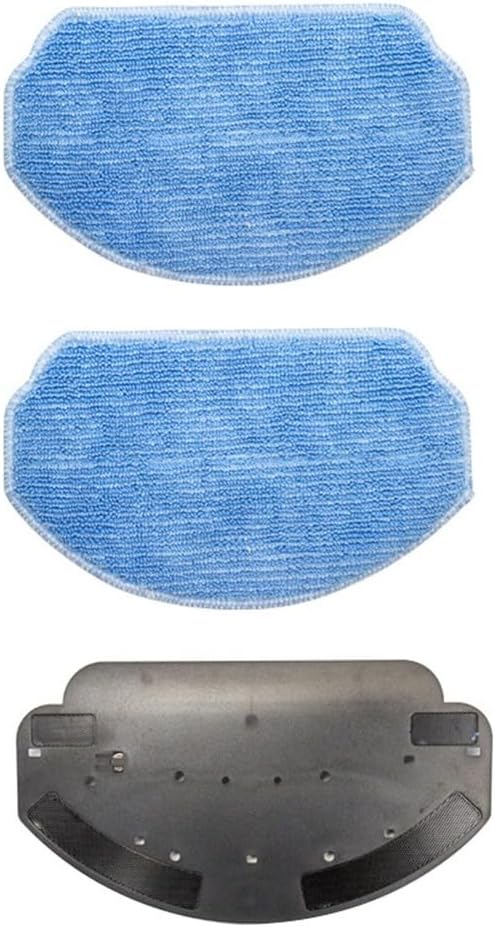 Staffa per robot aspirapolvere con cuscinetti di ricambio per MAMNV BR150 BR151 Cleaning Essentials (1 staffa per mocio + 2 stracci)