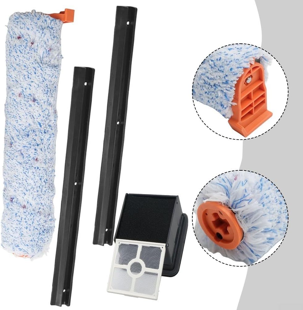 Mop Cleaning Essentials Kit filtro ad alte prestazioni con raschietti in gomma compatibile con ILIFE per W90
