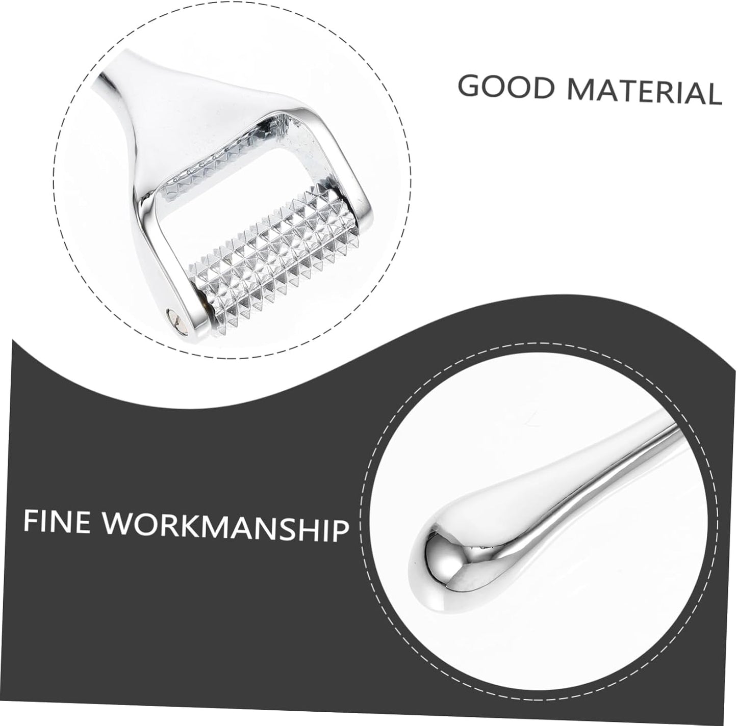Generico 1Pc Detergente Per La Cura Della Pelle Del Viso Walker Dispositivo Di Bellezza Rimozione Delle Rughe Cura Della Pelle Massaggiatore Perno In Lega Di Zinco Argento