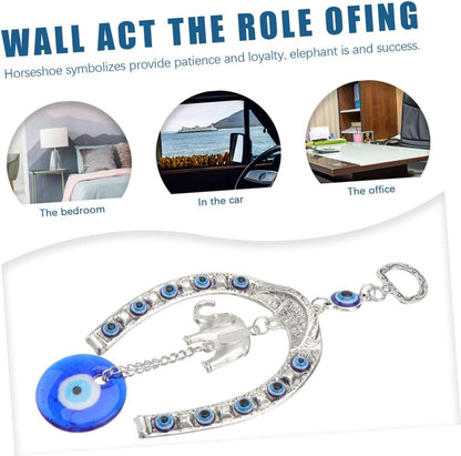 MAGICLULU 2 Set Ornamento Sospeso Da Elefante Occhio Decorazioni Per La Casa Della Statua Dell'elefante Decorazione Di Elefanti Per Interni Arredamento Elefante Per La Casa Resina 2 Pezzi*2