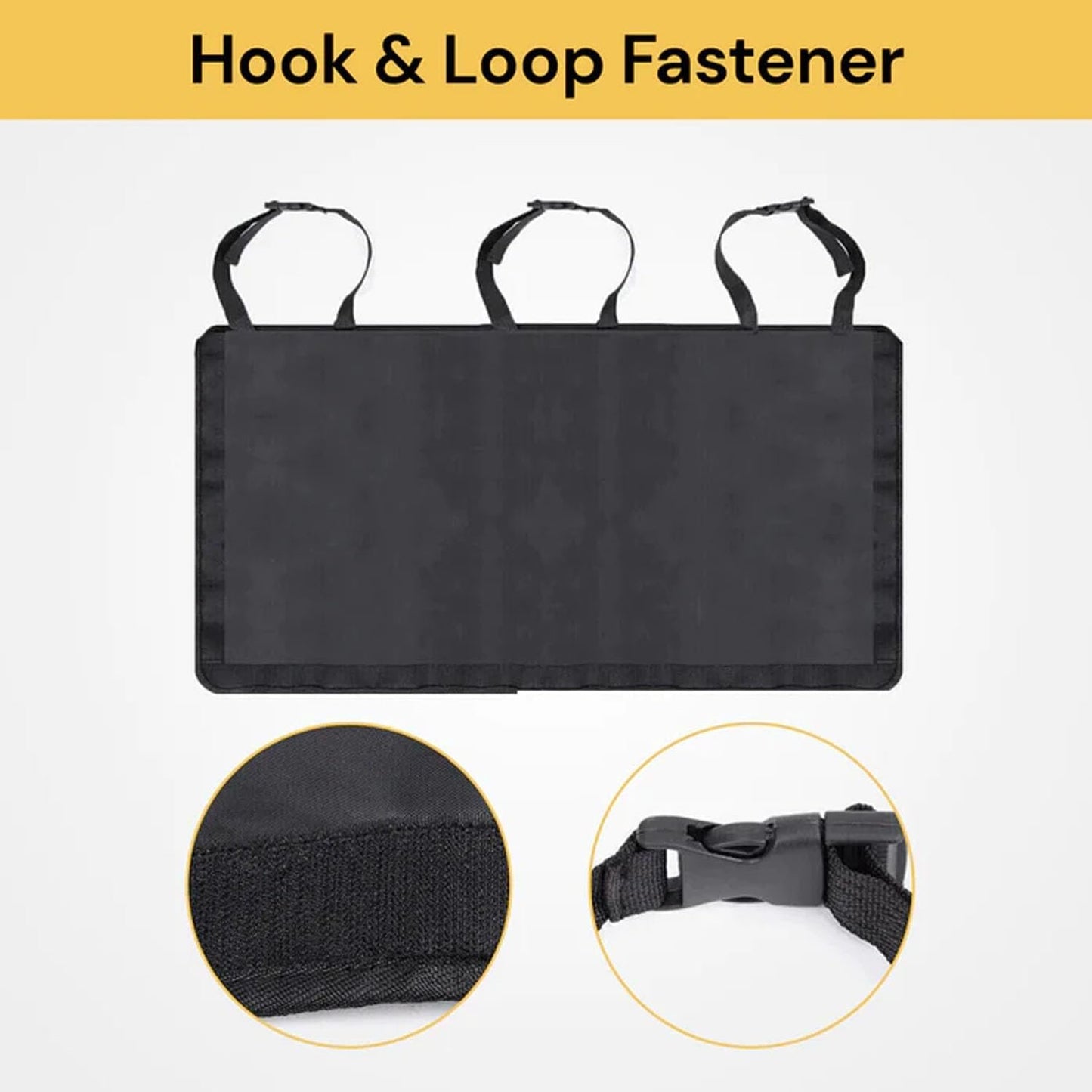 EZONEDEAL Hanging Car Trunk Organiser 3 in 1 Multi-Pocket Capacity Car Boot Organiser Car Organizers and Storage Bag Waterproof Foldable Detachable Neat and Space Saving for SUV