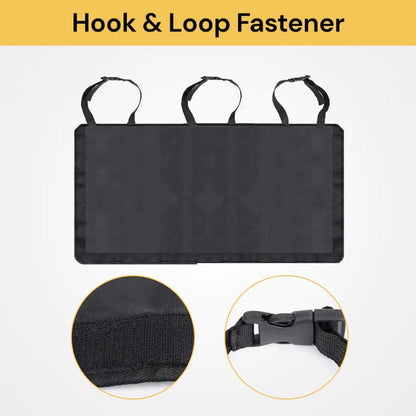 EZONEDEAL Hanging Car Trunk Organiser 3 in 1 Multi-Pocket Capacity Car Boot Organiser Car Organizers and Storage Bag Waterproof Foldable Detachable Neat and Space Saving for SUV