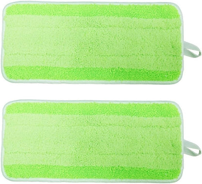 Cleaning Essential, 2 panni piatti in microfibra progettati per l'uso con prodotti Bon A su vari tipi di pavimento (bordo bianco)